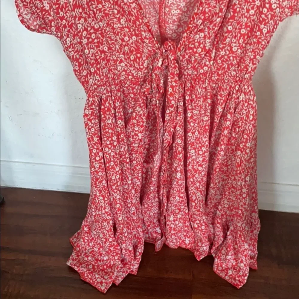 Anthropologie red tie